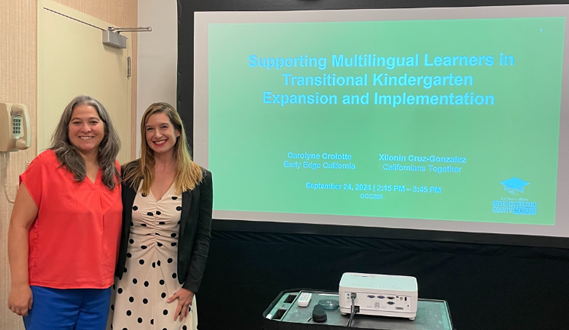 Early Edge presents at Early Edge staff presents at the EdTrust-West’s 2024 Education Equity Forum