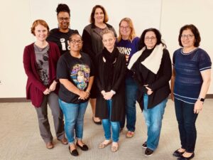 Members of our Bay Area Teacher Advisory Group with Early Edge Policy Analyst Anna Ioakimedes (far left)