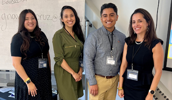 Early Edge staff poses at the Forging Equitable Futures for Student Parents Summit