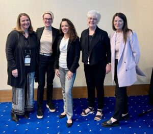 Early Edge’s Executive Director Patricia Lozano and Senior Director of Operations Stephanie Wayland with fellow panelists.