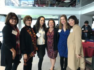Executive Director Patricia Lozano poses with the conference’s keynote speaker, Dr. Dina Castro, and other attendees.
