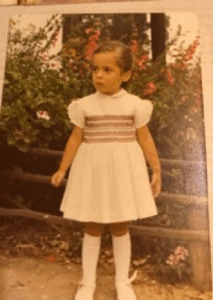 Patricia Lozano when she was a young child